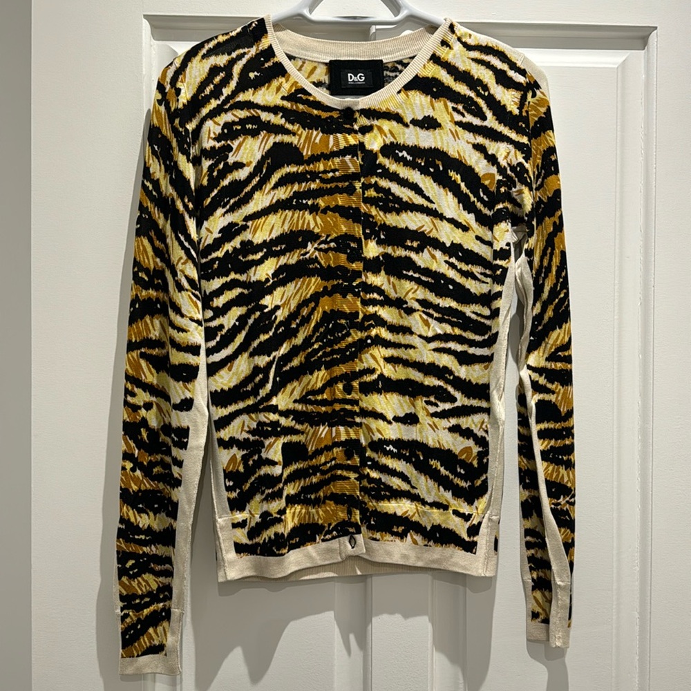 100% silk vintage D&G Cardigan